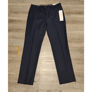 New* Calvin Klein Men's Slim Fit Pant sz 38 x 34 Blue/charcoal Jerome dry clean